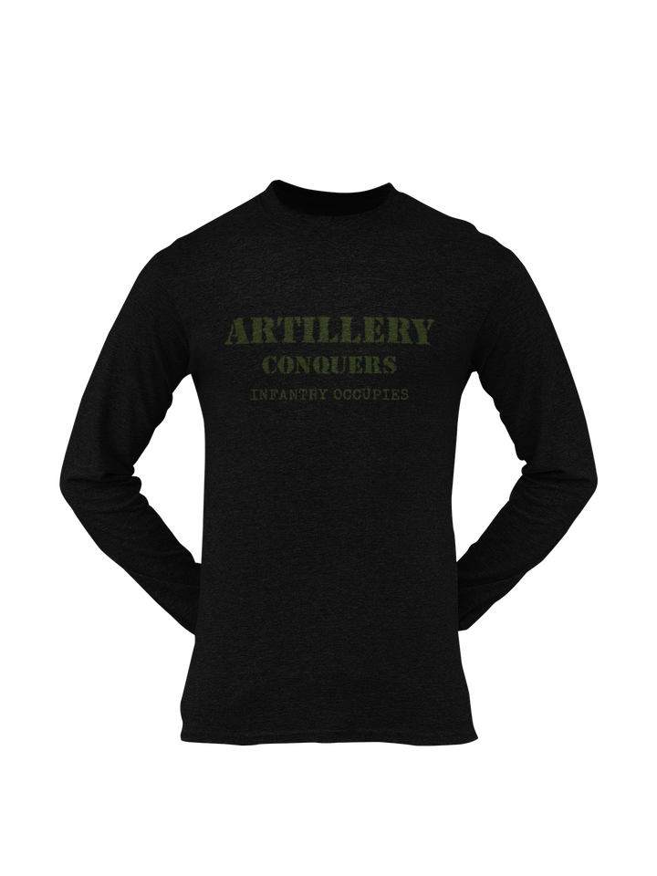 Artillery T-shirt - Artillery Conquers, Infantry Occupies (Men)