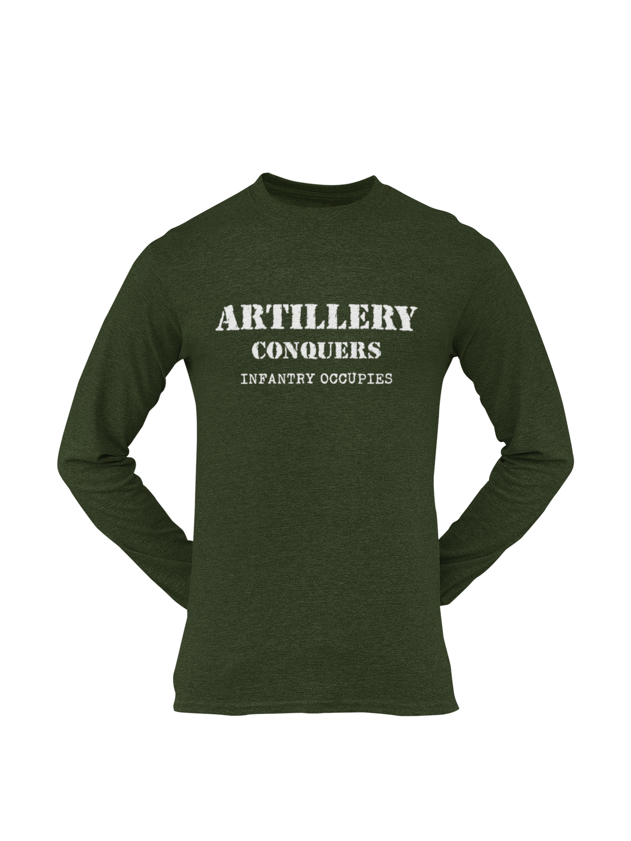 Artillery T-shirt - Artillery Conquers, Infantry Occupies (Men)