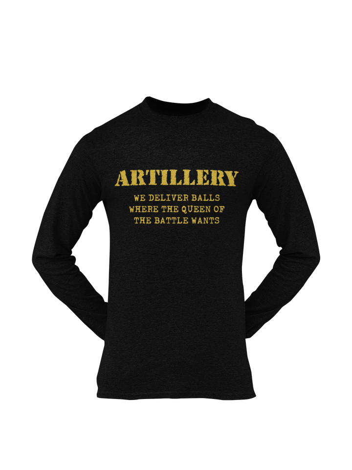 Artillery T-shirt - We Deliver Balls..... (Men)