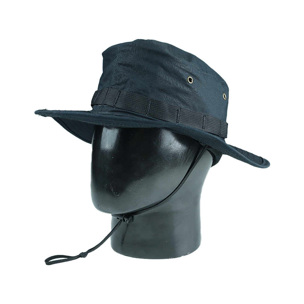 Black Military Boonie Hat – Olive Planet