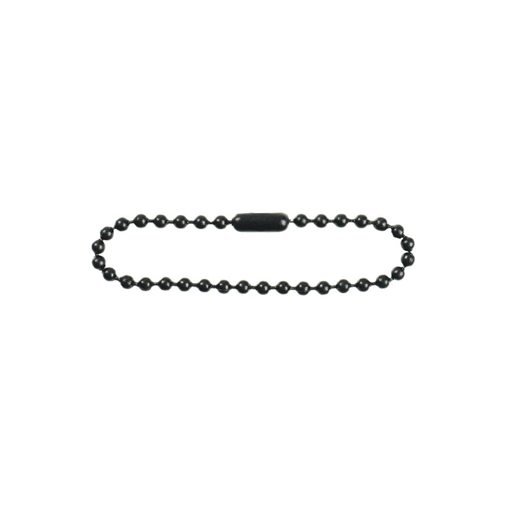 Small Dog Tag Ball Chain- BLACK