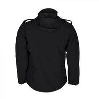 Thumbnail for Tactical Softshell Jacket with Shoulder Flaps - Black