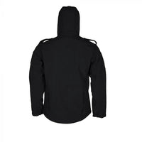 Thumbnail for Tactical Softshell Jacket with Shoulder Flaps - Black