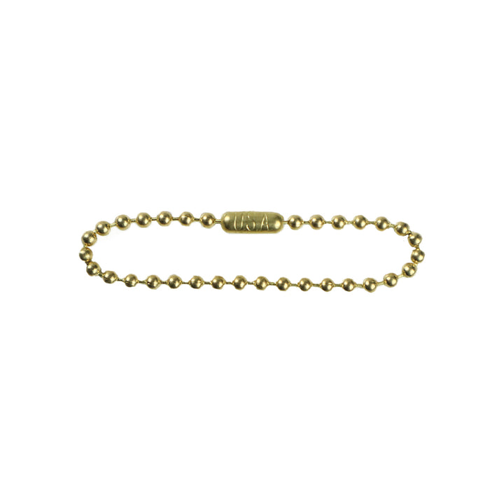 Dog tag bead chain top