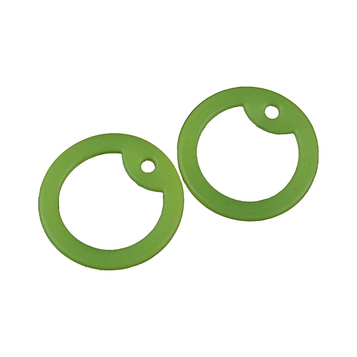 Set of 2 Glow-in-the-Dark Silencers for Dog Tags