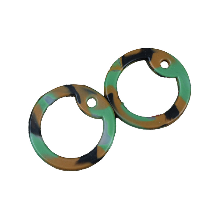 Set of 2 Camouflage Silencers for Dog Tags