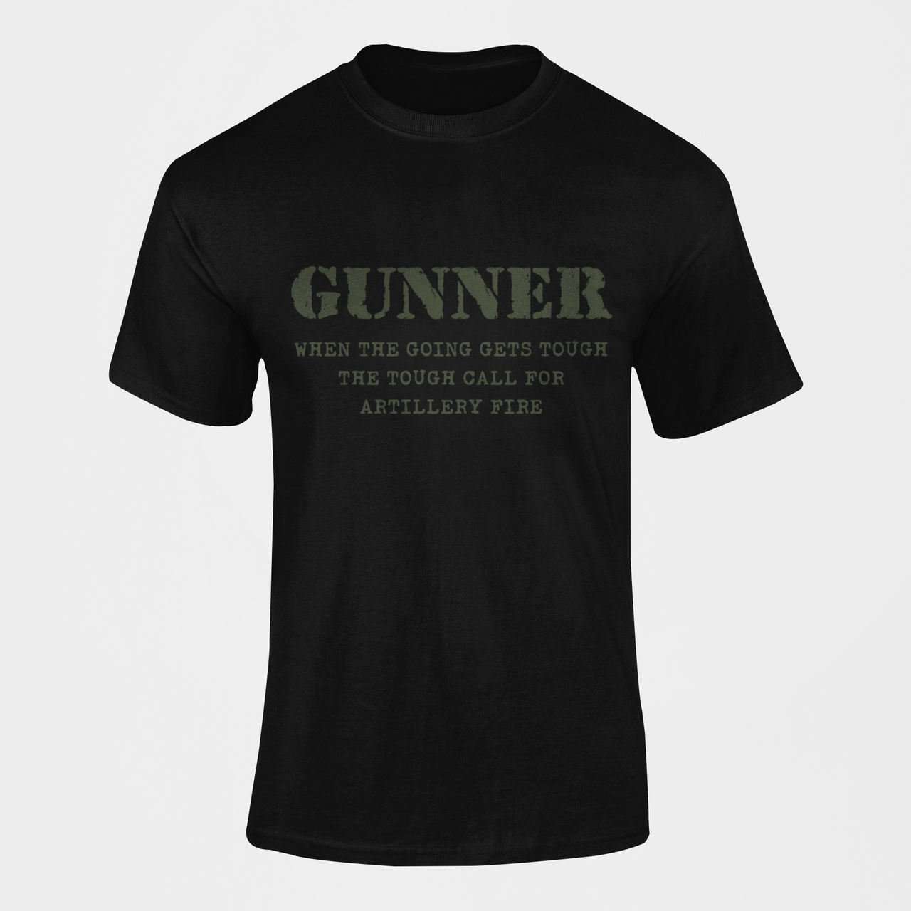 Gunner T-shirt - When the Going Gets Tough..... (Men)