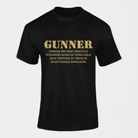 Thumbnail for Gunner T-shirt - Someone Who Does Precision Guesswork.....(Men)