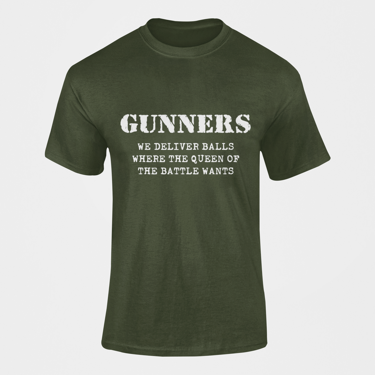 Gunner T-shirt - We Deliver Balls..... (Men)