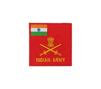 Thumbnail for Indian Army Flag Patch - 3.5 x 3.5 Inches