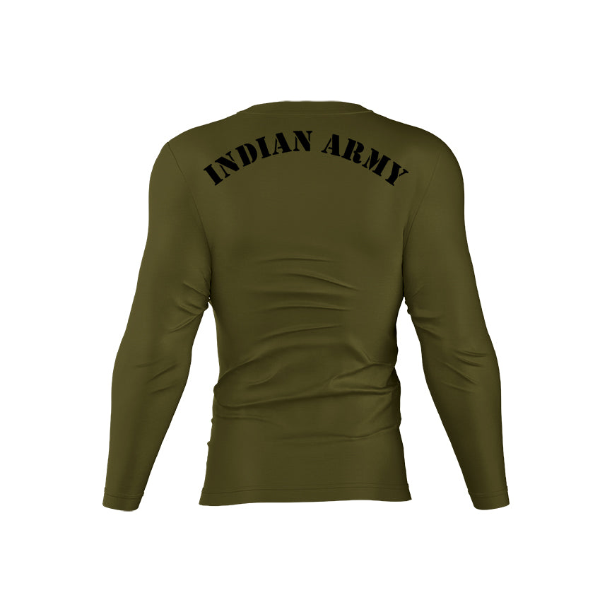 T-Shirt - Indian Army - Back Printed- Full Sleeve