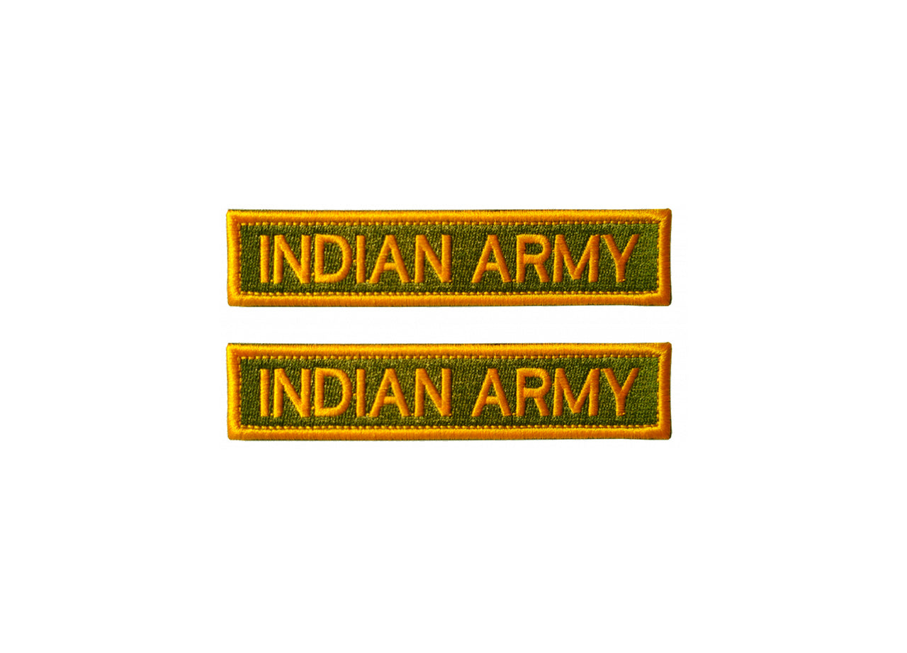 Indian Army Tape Patch (Set of 2)