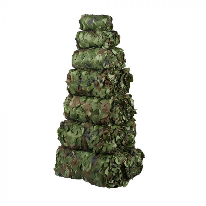 Camouflage Net - Fire Retardant - Woodland Camo