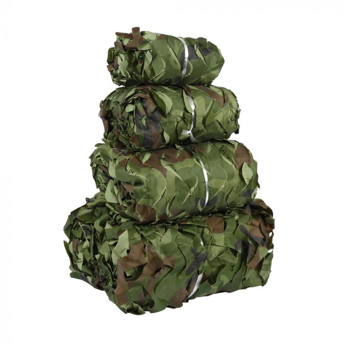 Camouflage Net - Fire Retardant - Woodland Camo