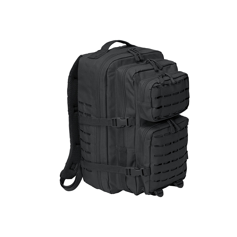 Laser-Cut MOLLE Tactical Backpack-45 Litres-BLACK