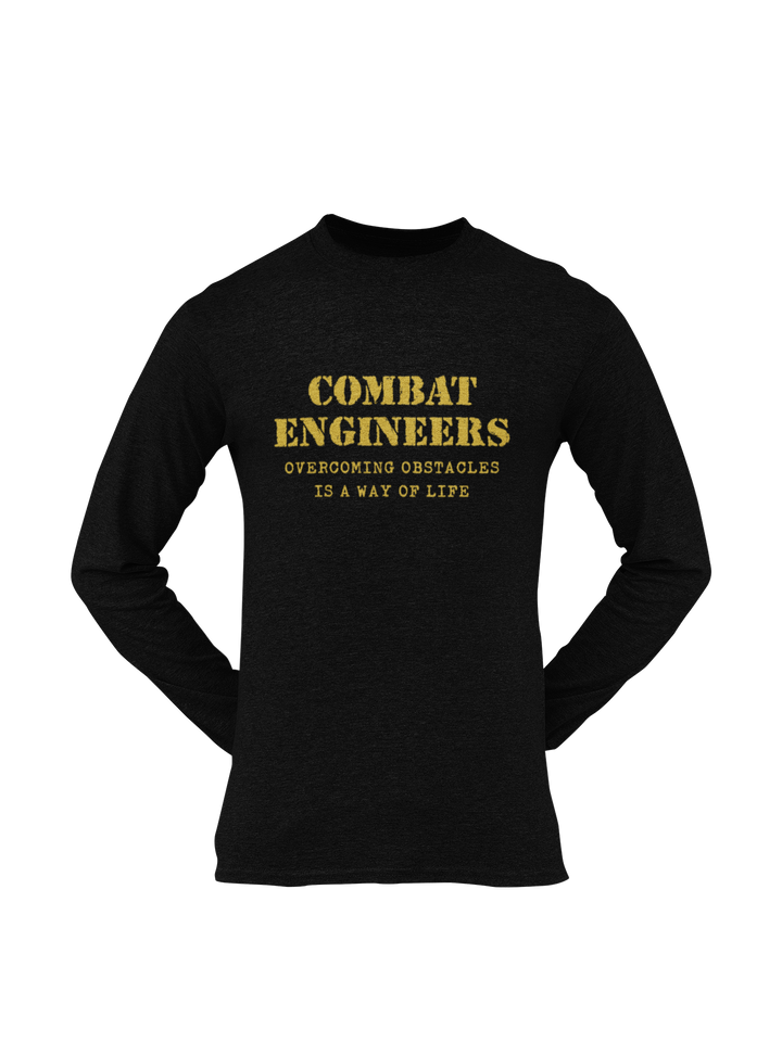 Combat Engineer T-shirt - Overcoming Obstacles..... (Men)