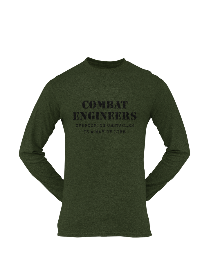 Combat Engineer T-shirt - Overcoming Obstacles..... (Men)