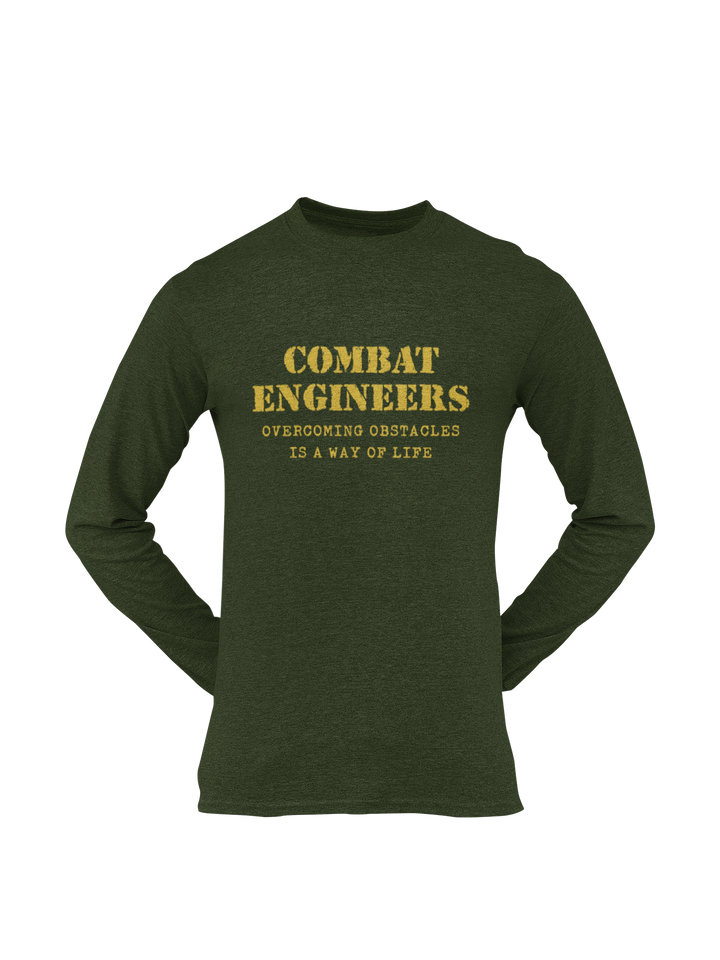 Combat Engineer T-shirt - Overcoming Obstacles..... (Men)