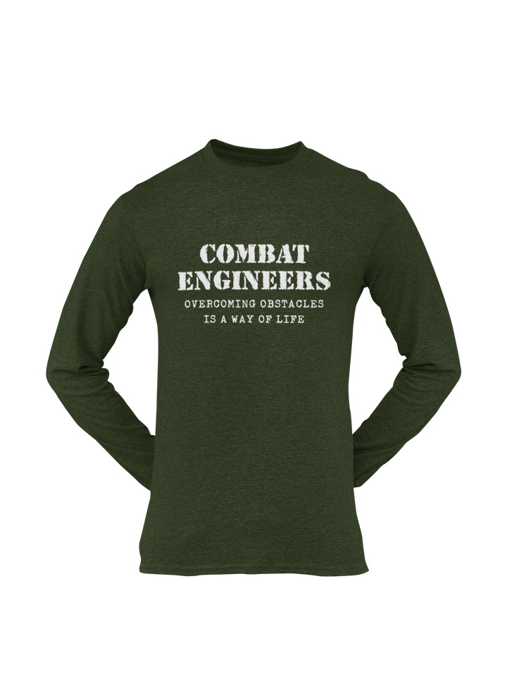 Combat Engineer T-shirt - Overcoming Obstacles..... (Men)