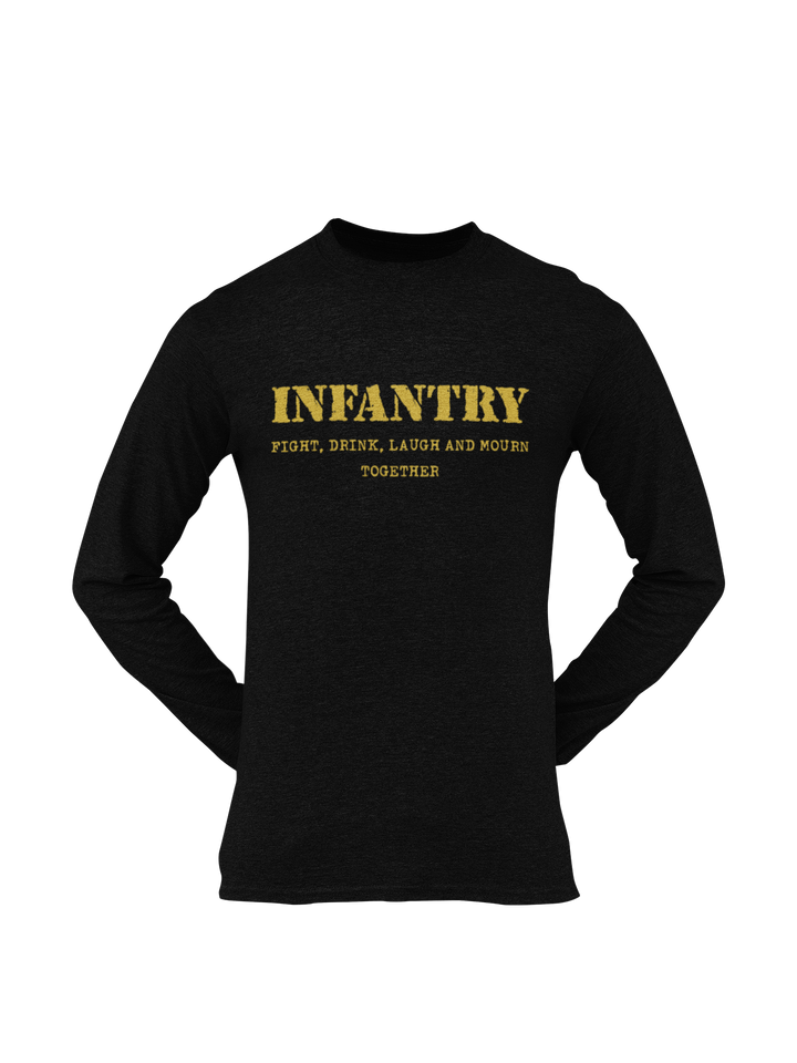 Infantry T-shirt - Fight, Drink, Laugh and Mourn Together (Men)