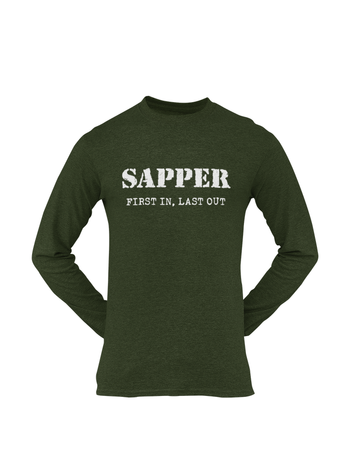 Sapper T-shirt - First In, Last Out (Men)