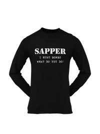 Thumbnail for Sapper T-shirt - I Hunt Bombs (Men)