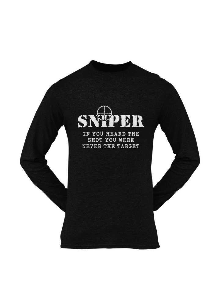 Sniper T-shirt - Sniper, If You Heard The Shot..... (Men)