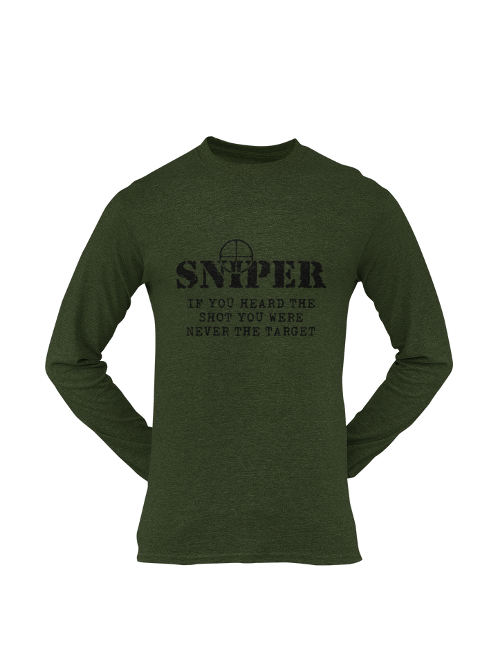 Sniper T-shirt - Sniper, If You Heard The Shot..... (Men)