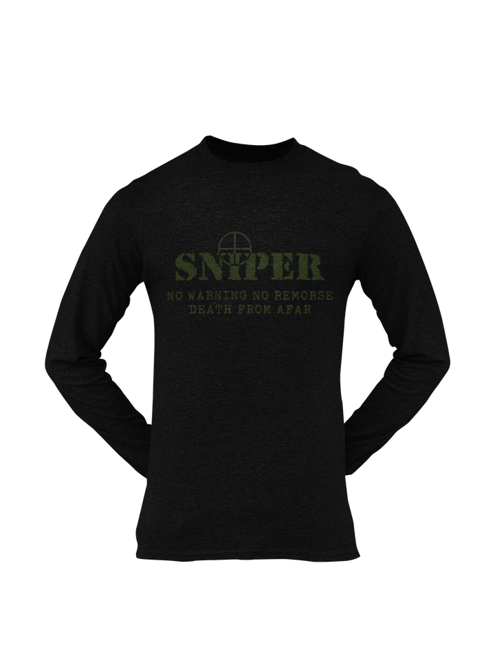 Sniper T-shirt - Sniper, No Warning, No Remorse..... (Men)