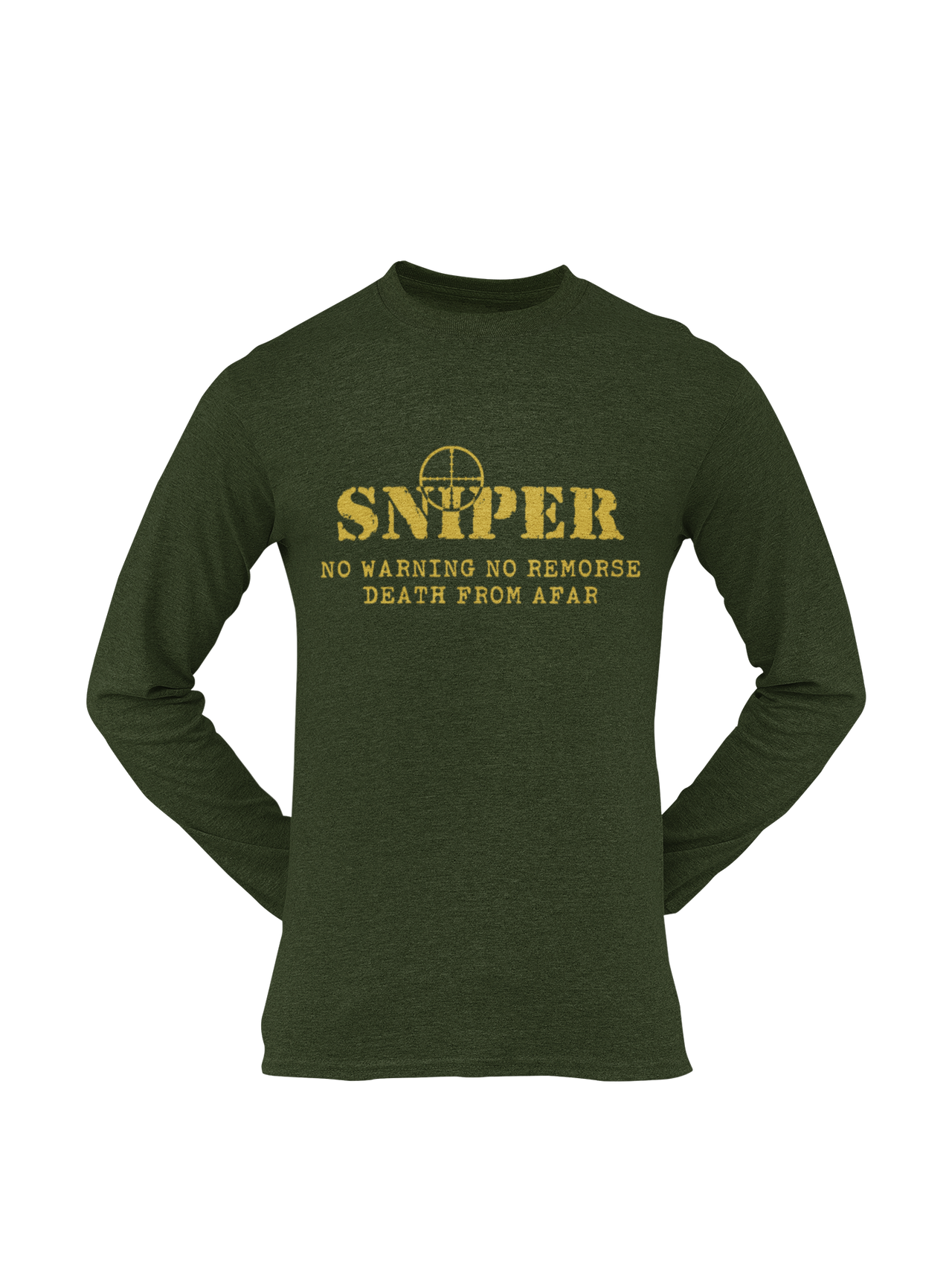 Sniper T-shirt - Sniper, No Warning, No Remorse..... (Men)