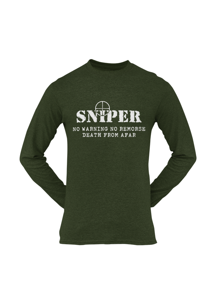 Sniper T-shirt - Sniper, No Warning, No Remorse..... (Men)