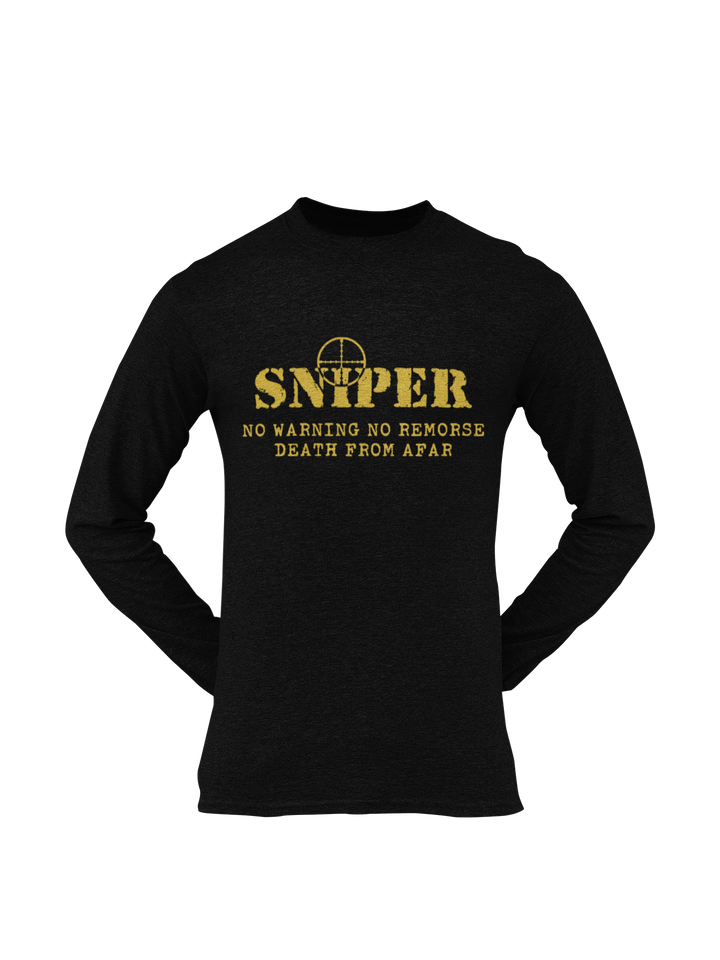 Sniper T-shirt - Sniper, No Warning, No Remorse..... (Men)