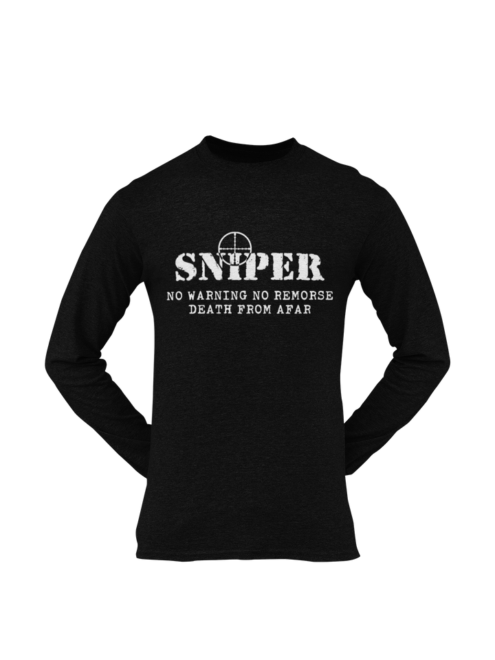 Sniper T-shirt - Sniper, No Warning, No Remorse..... (Men)