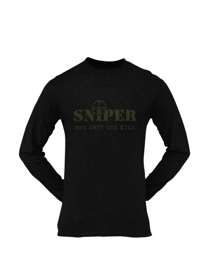 Sniper T-shirt - Sniper, One Shot, One Kill (Men)