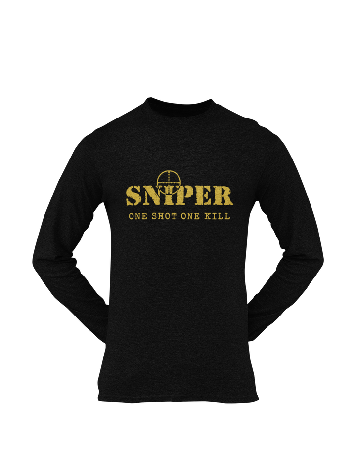 Sniper T-shirt - Sniper, One Shot, One Kill (Men)