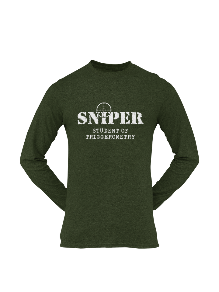 Sniper T-shirt - Sniper, Student of Triggerometry (Men)