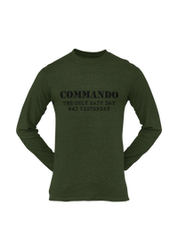 Thumbnail for Commando T-shirt - Commando - The Only Easy Day Was Yesterday (Men)
