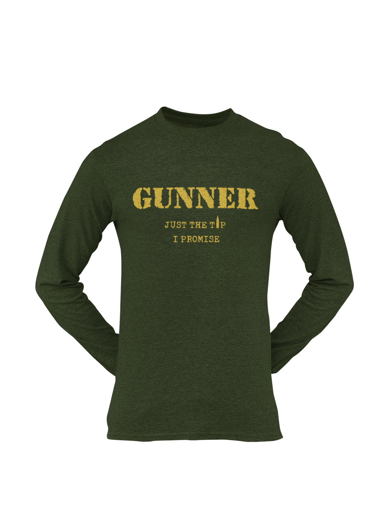 Gunner T-shirt – Just the Tip, I Promise (Men)