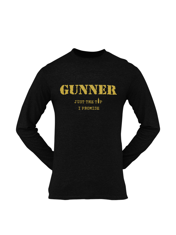 Gunner T-shirt – Just the Tip, I Promise (Men)