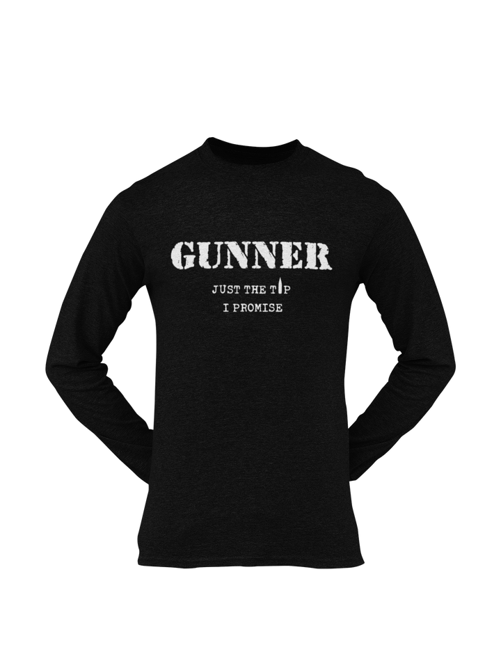 Gunner T-shirt – Just the Tip, I Promise (Men)