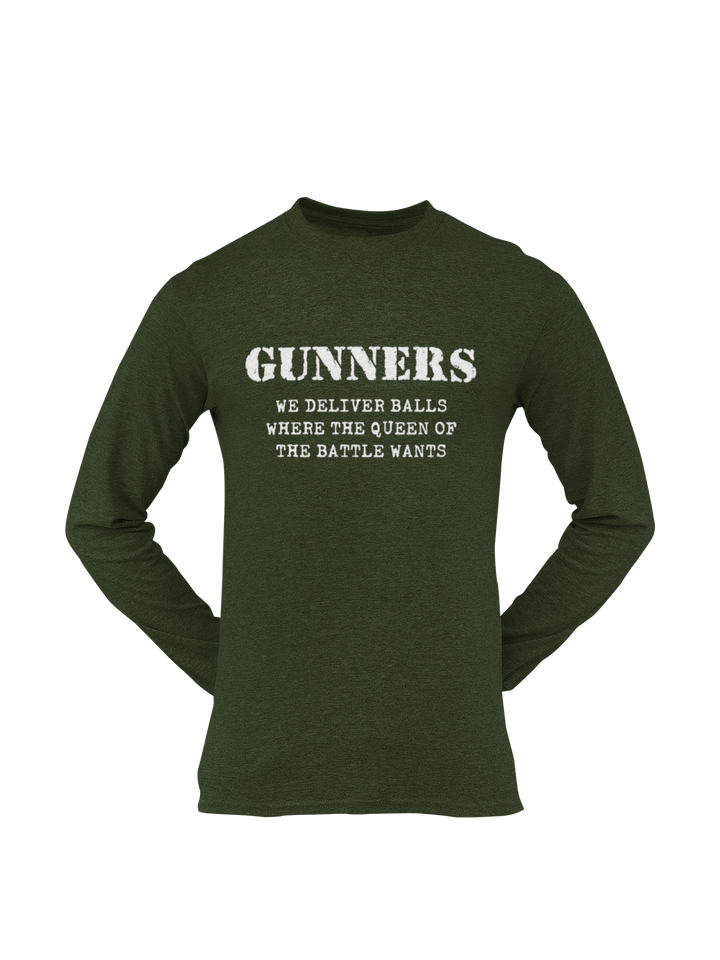 Gunner T-shirt - We Deliver Balls..... (Men)