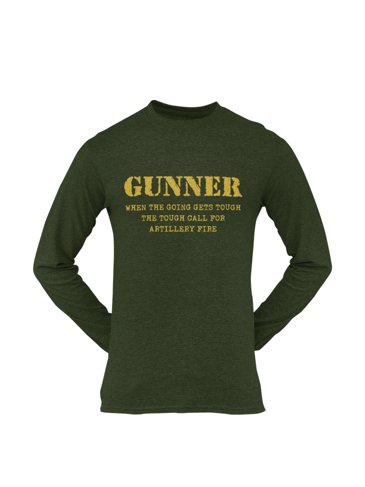 Gunner T-shirt - When the Going Gets Tough..... (Men)