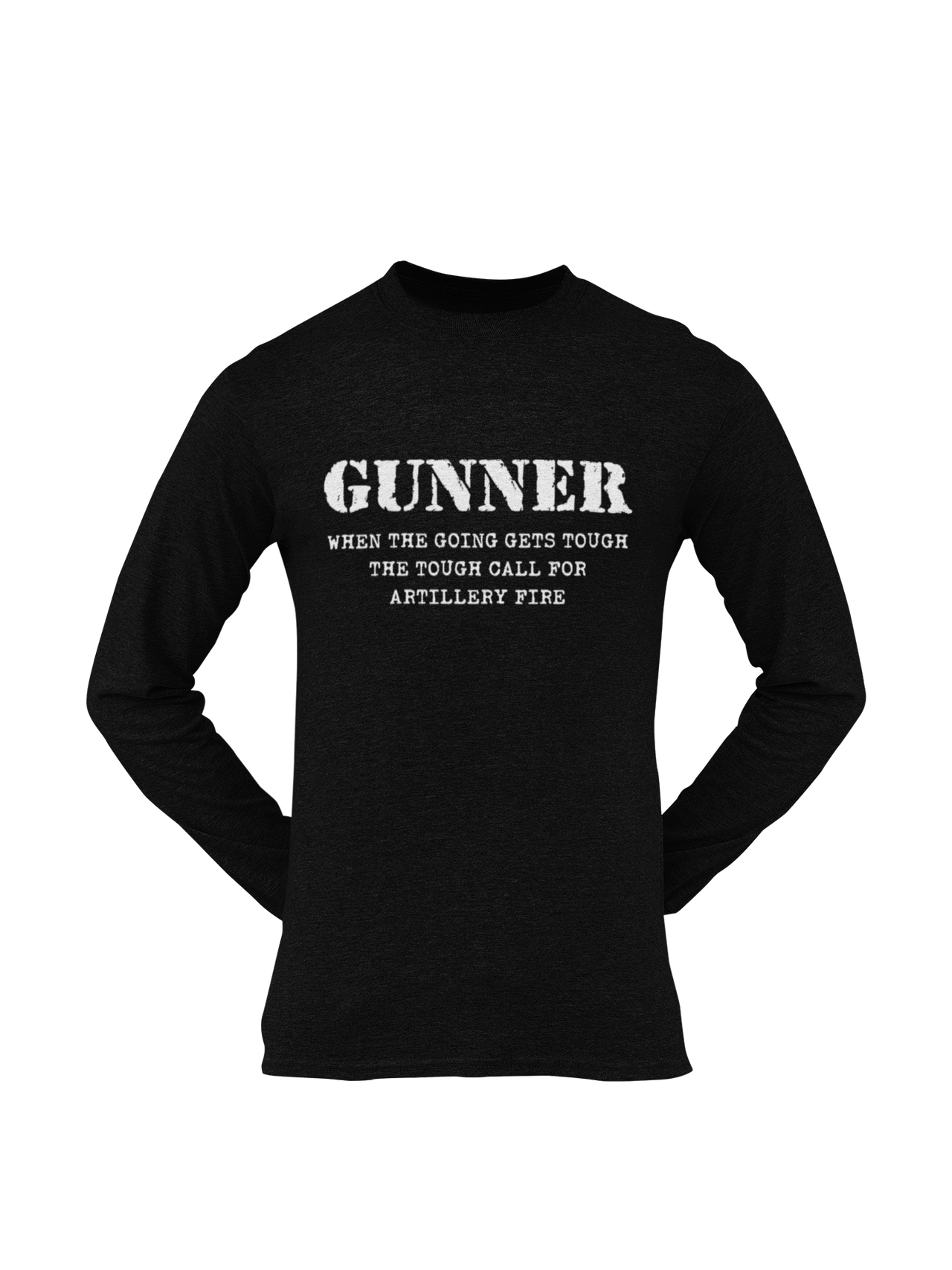 Gunner T-shirt - When the Going Gets Tough..... (Men)