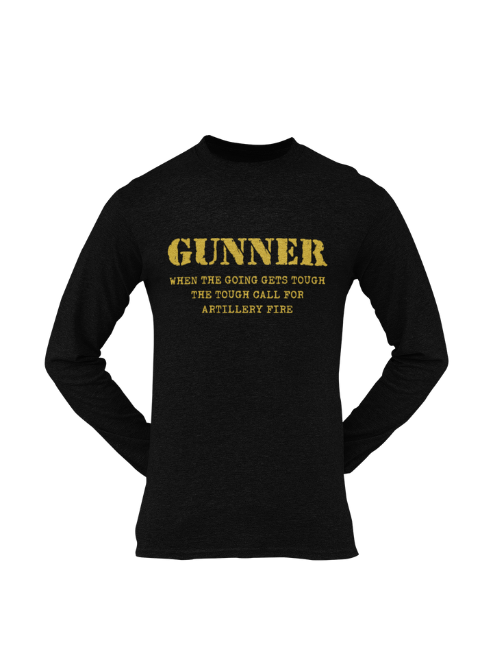 Gunner T-shirt - When the Going Gets Tough..... (Men)
