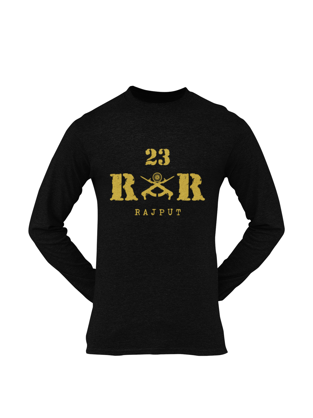 Men's Army Sleeve T-shirt | Rashtriya Rifles | 23 RR Rajput – Planet