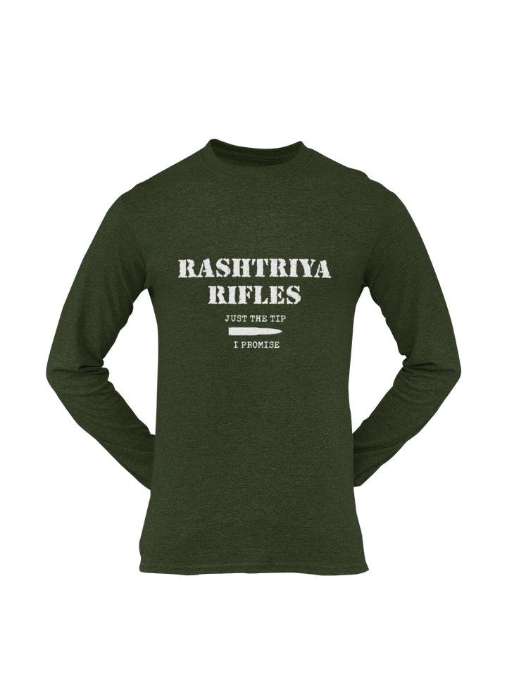 Rashtriya Rifles T-shirt - RR Just the Tip, I Promise ( Men)