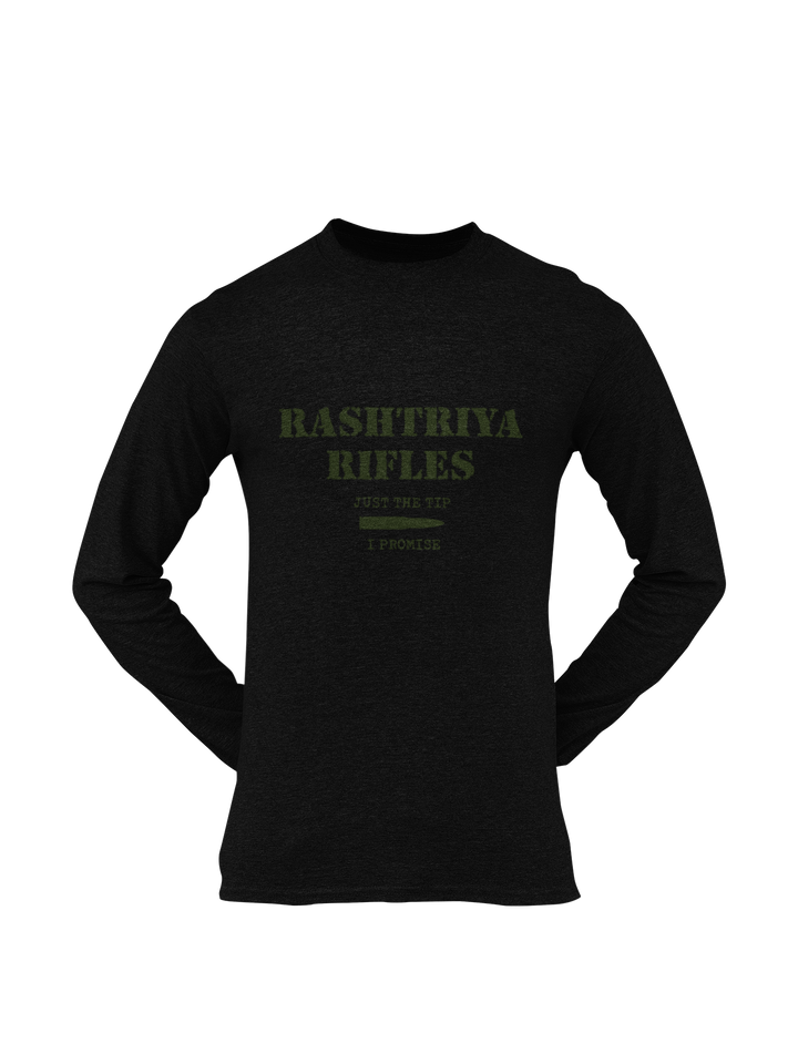 Rashtriya Rifles T-shirt - RR Just the Tip, I Promise ( Men)