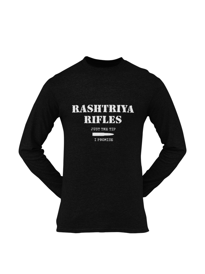 Rashtriya Rifles T-shirt - RR Just the Tip, I Promise ( Men)