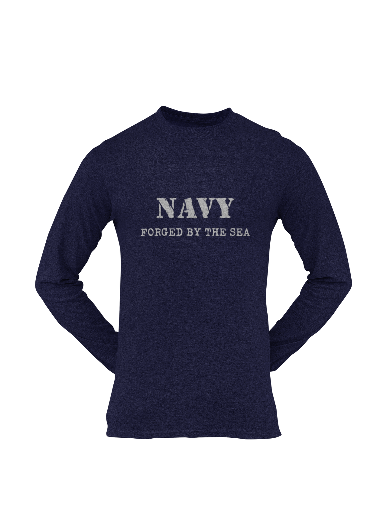 Navy T-shirt - Navy, Forged By The Sea (Men)