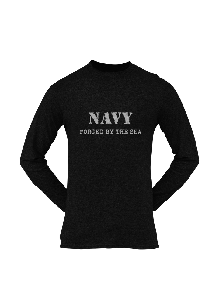 Navy T-shirt - Navy, Forged By The Sea (Men)